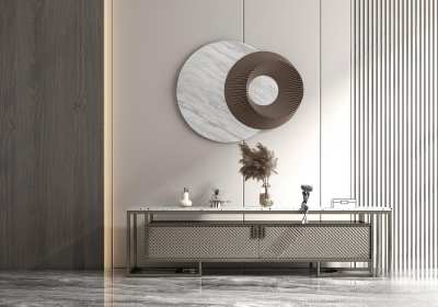 现代电视柜3D模型下载